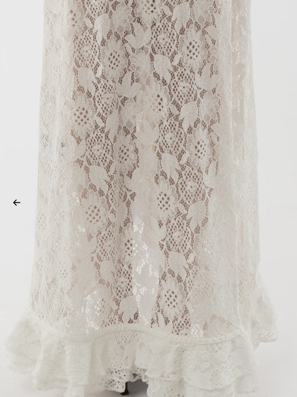 LACE FRILL DRESS - Picture 3 of 3